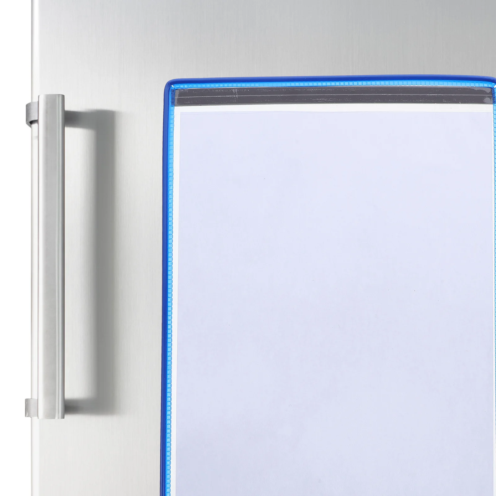 

Magnetic File Pocket Wall Mount Document Holder For Office Classroom Refrigerator Whiteboard Organizer Storage Blue