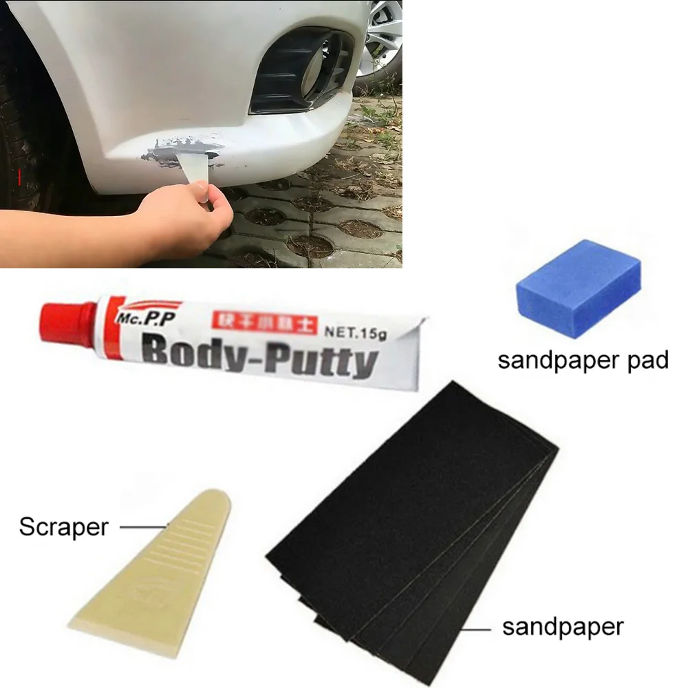 Car Painting Pen Car Body Putty Scratch Filler Assistant Smooth Repair Tool Set Kit Auto Beauty Primer Scratch Repair Tools