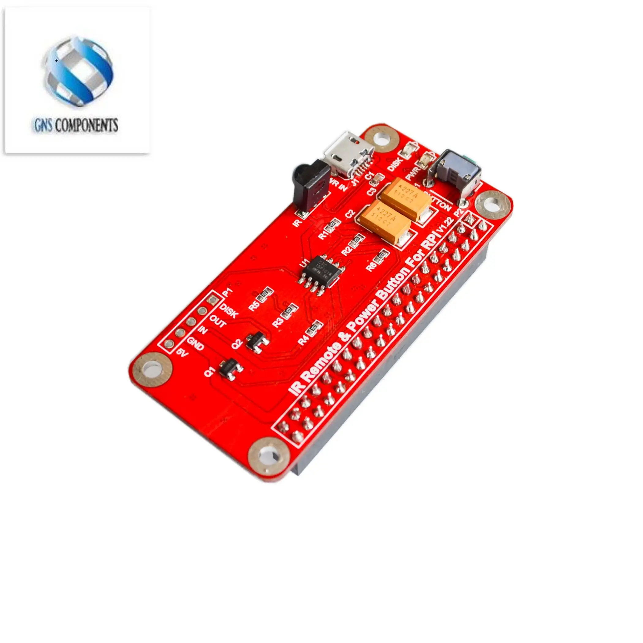 Switch Remote Control Module IR Remote Control Power Button Module for Raspberry Pi 2/3 Model B Pi Zero