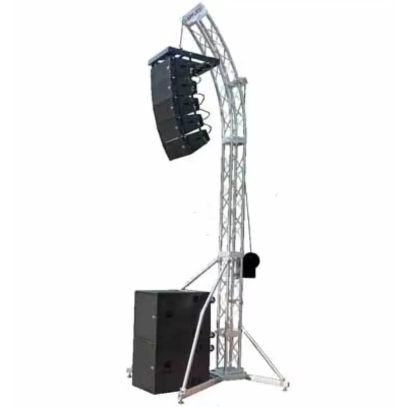 【Direct Factory Sale】Tuv Certificated Line Array Speaker Truss Stand Aluminum Truss For Sound System