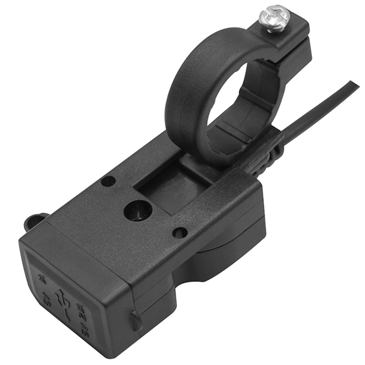 

USB Motorcycle Dual Ports 3.1a Waterproof Handlebar Rear Mirror Power Adapter Switch for Motorcycle Tricycle Atv Scooter