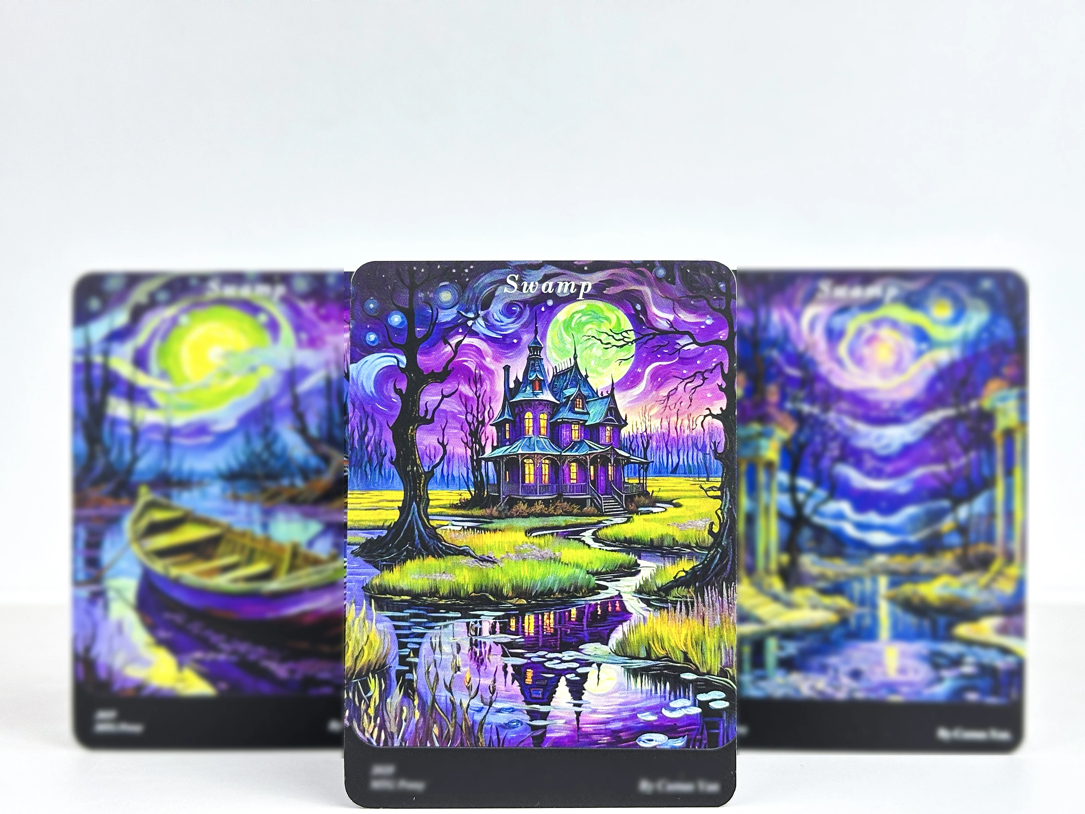 

Basic Lands - Swamp | TCG Proxy Renaissance Abstract Painting [ Custom Cards / EDH Full Art ] Commander Deck