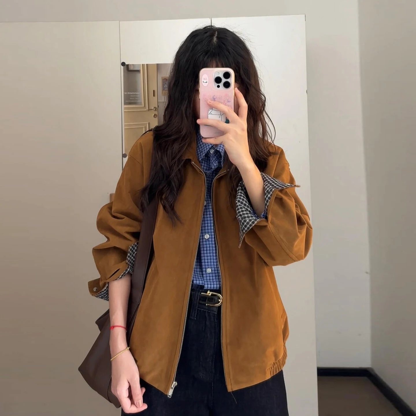 

Женская вельветовая куртка во французском стиле ретро короткая куртка весна осень новый стиль верхняя одежда