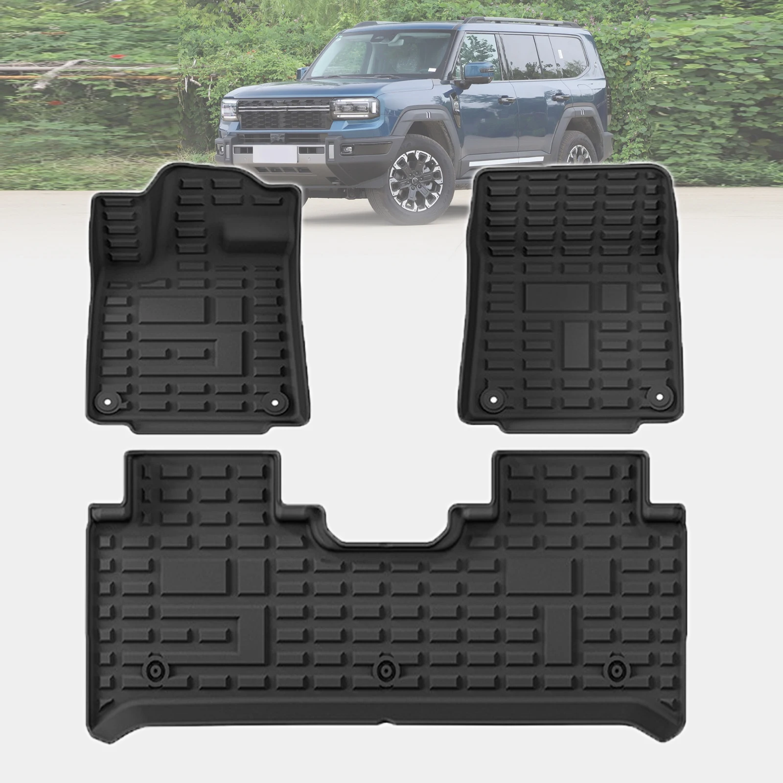 

for Jetour G700 2025 2026 2027 Dustproof Easy Clean Car floor Mats TPE Material Non-Slip Interior Parts Accessories