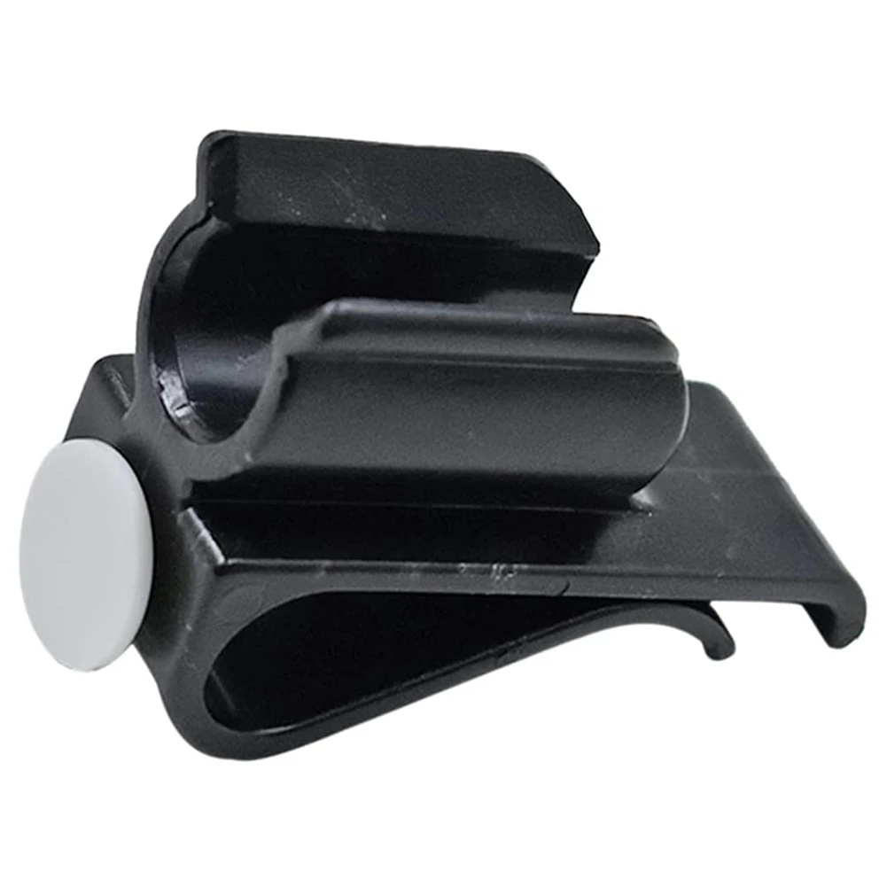 คลิปหนีบถุงกอล์ฟ10แพ็คตัวหนีบไม้พัตเตอร์ทนทานคลิปพลาสติกสีดำอุปกรณ์กอล์ฟ