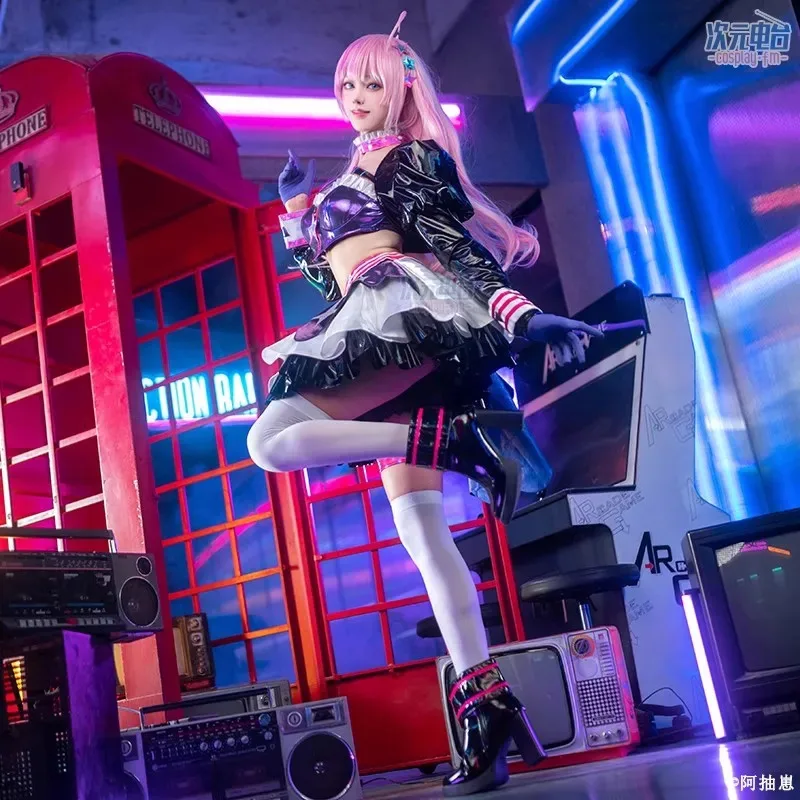 أزياء أنيمي ميكو موسى داش لوكا التأثيرية أزياء الهالوين للنساء والرجال فستان حفلات الكرنفال إكسسوارات ودعائم