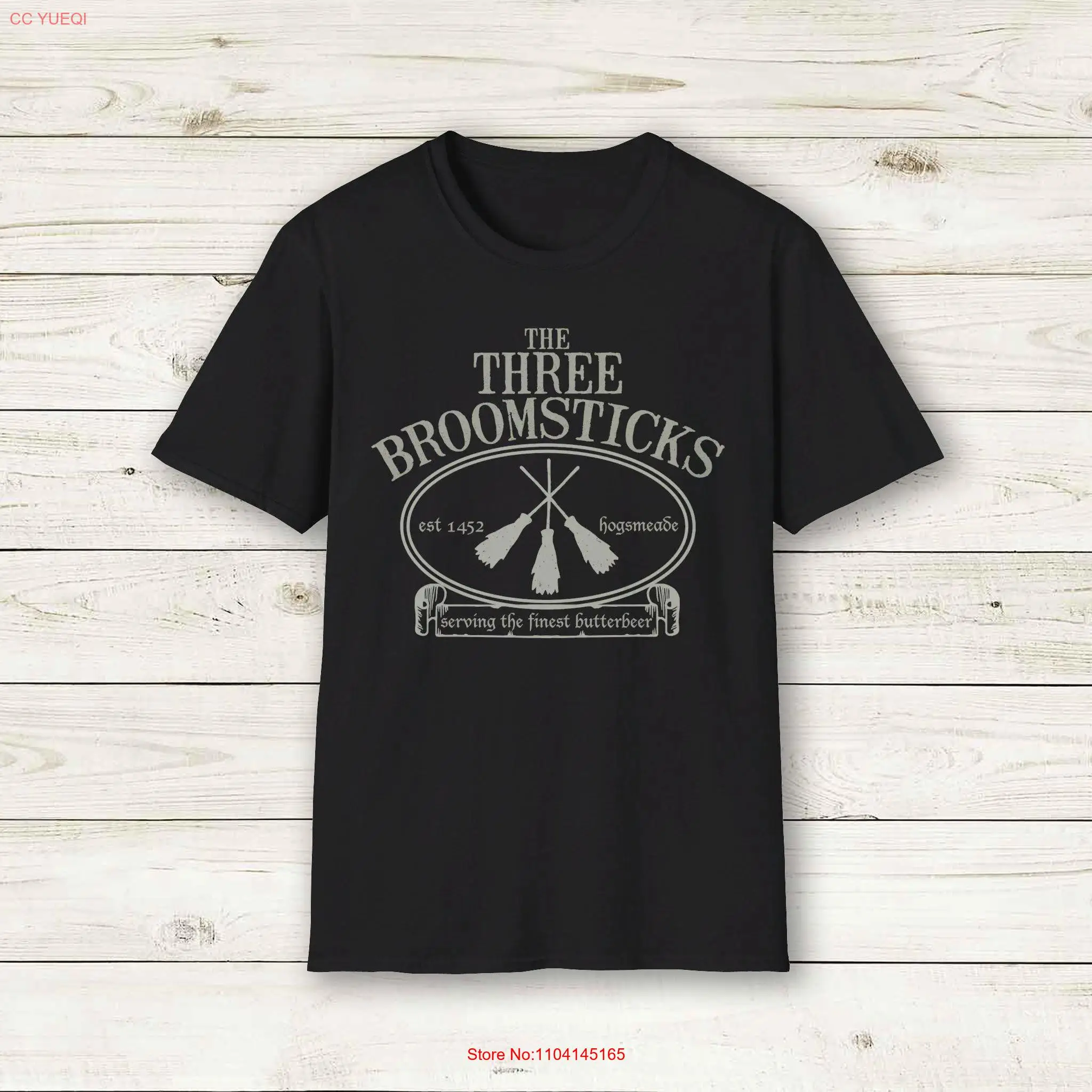 The Three Broomsticks T Shirt long or short sleeves