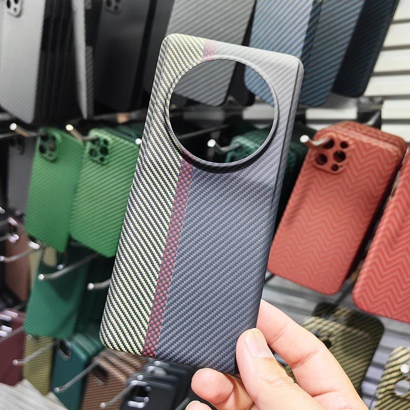 

ZXKE чехол для Xiaomi 13 ультратонкий удобный коммерческий 600D защитный чехол из арамидного волокна
