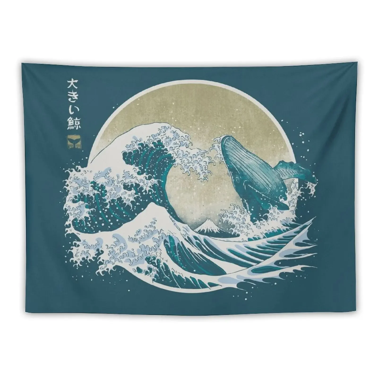 

The Great Whale Tapestry Room Decorating Aesthetic Japanese Room Decor Art Mural Tapestry