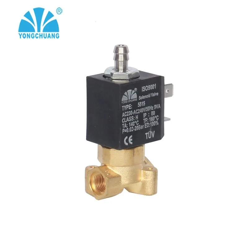 5515-07 Two-position three-way reversing valve coffee machine solenoid deflation valve