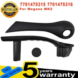 7701475315 For Renault Megane MK2 2002-2009 New 1 Pair Front Inner Door Handle Grip Black L+R ABS Car Accessories 7701475316