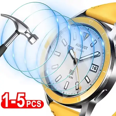 Xiaomi Watch S3 용 강화 유리 Xiaomi Mi Watch S3 유리 호일 필름 보호용 필름 화면 보호기 Best5
