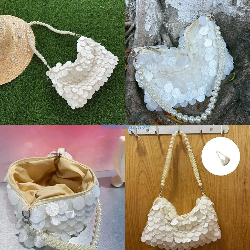 

E8FB Scirecling Scale Design Top Harding Sagcing Съемный случай повседневного вечернего аксессуара