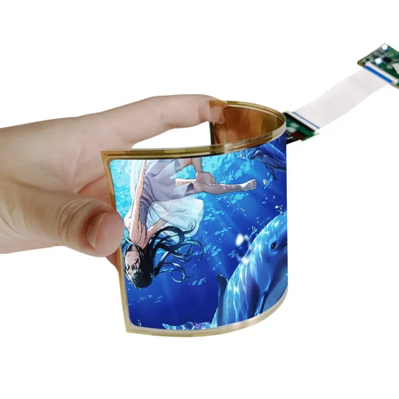 6 Inch  Flexible 2K Resolution Paper-thin Curved 6inch Tft Screen With Driverboard 2560*1440 Lcd Panel Ips Display Module