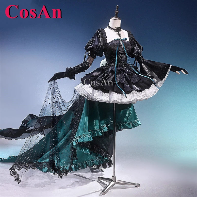 أزياء كوسان لعبة فرسان واكابا موتسومي التأثيرية مصممة بشكل مشترك فستان أنيق رائع ملابس لعب الأدوار في الهالوين