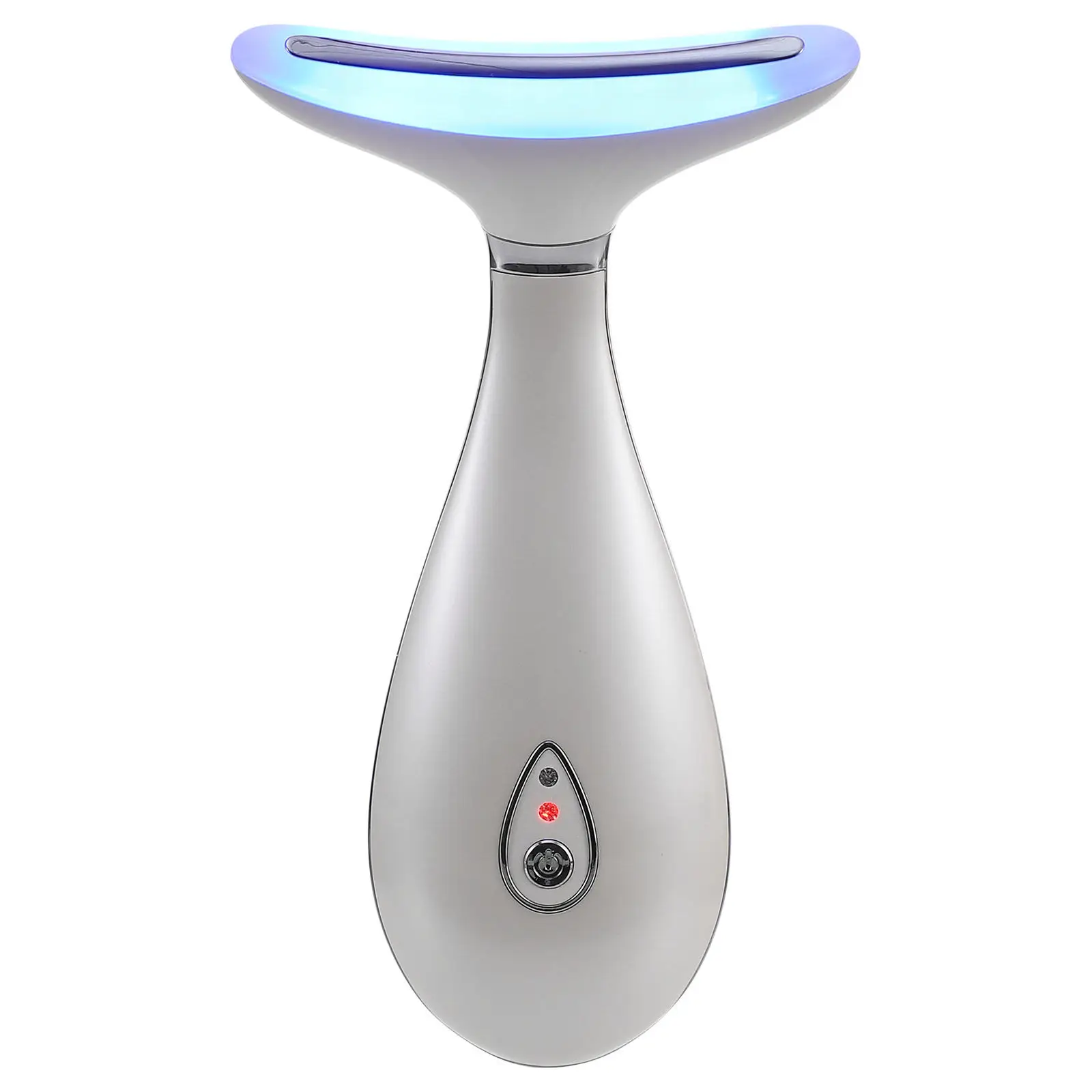 

Портативный прибор для ухода за шеей с тепловым компрессом и вибрационной терапией, комфортный аппарат против морщин для подтяжки кожи