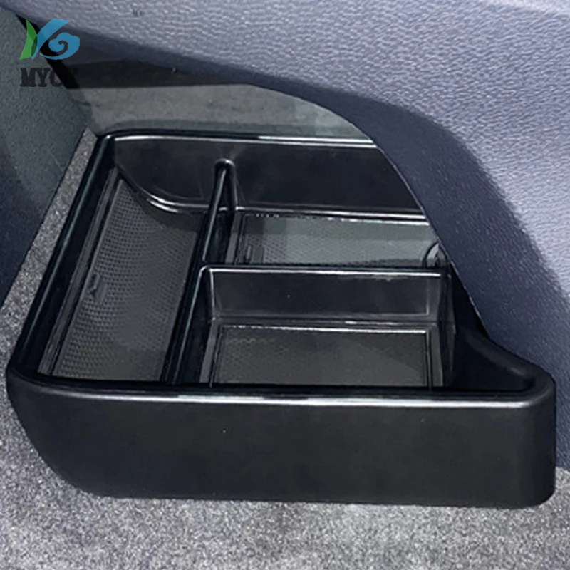 مسند ذراع وحدة التحكم في السيارة صندوق تخزين حاوية سفلي مجدد مناسب لسيارات Volkswagen VW ID.4 ID4 ID 4 CROZZ ملحقات السيارات الداخلية #4