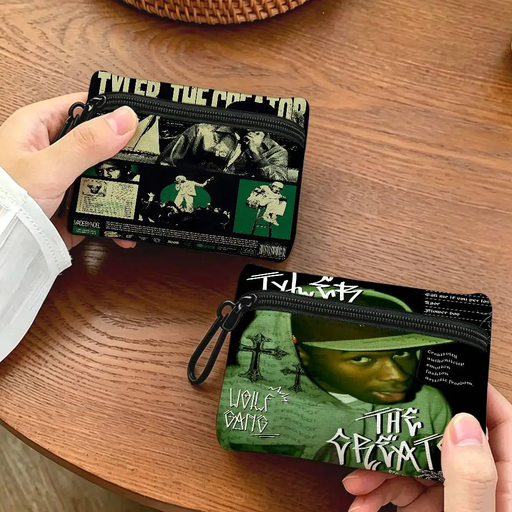 Rapper T-Tyler the C-Creator Daily Carry Oxford Fabric Small Coin Purse Multi-use Storage Pouch For Keys Cards Coins