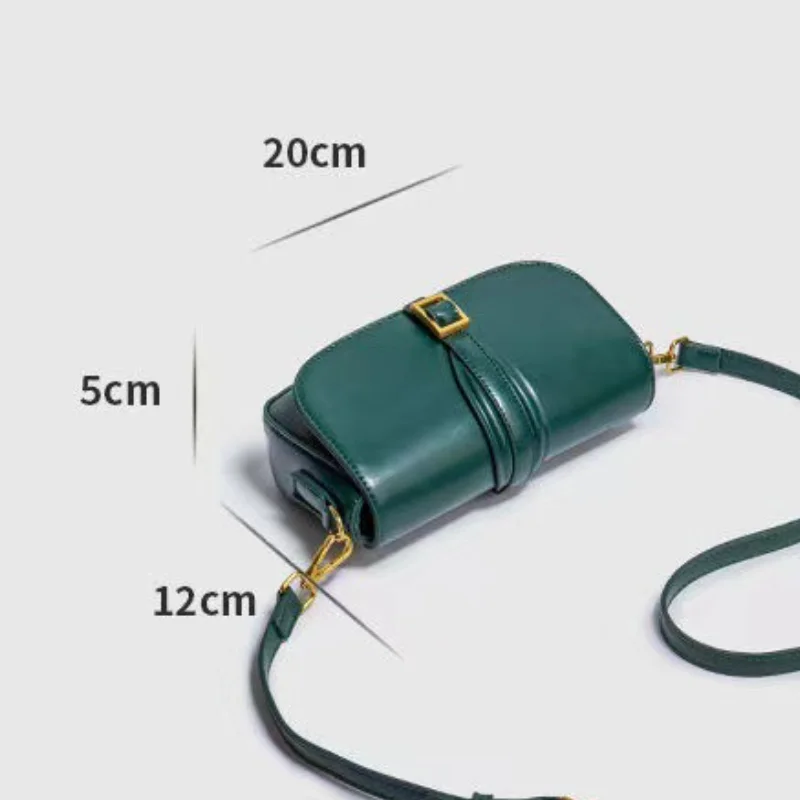 Moda mała kwadratowa torba damska torby na ramię nowa tekstura jednokolorowa klamra klamra niszowa koreańska rozrywka wszechstronne torby Crossbody