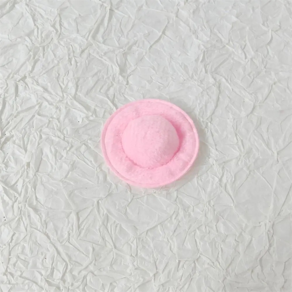 10 قطعة يتدفقون القوس قبعة القطن أنماط مختلطة قبعة صغيرة صغيرة مختلط اللون قبعة القطن الصغيرة الملونة لطيف منزل حلية الفتيات هدية