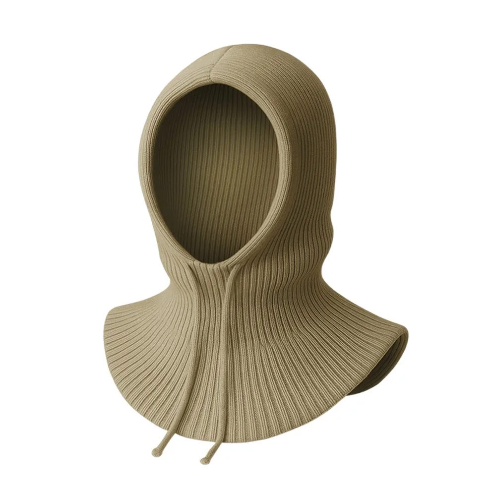 

Новый утолщенный вязаный шарф, сохраняет тепло, морозостойкая шапка-балаклава, ветрозащитная маска для шеи, зимняя шапка