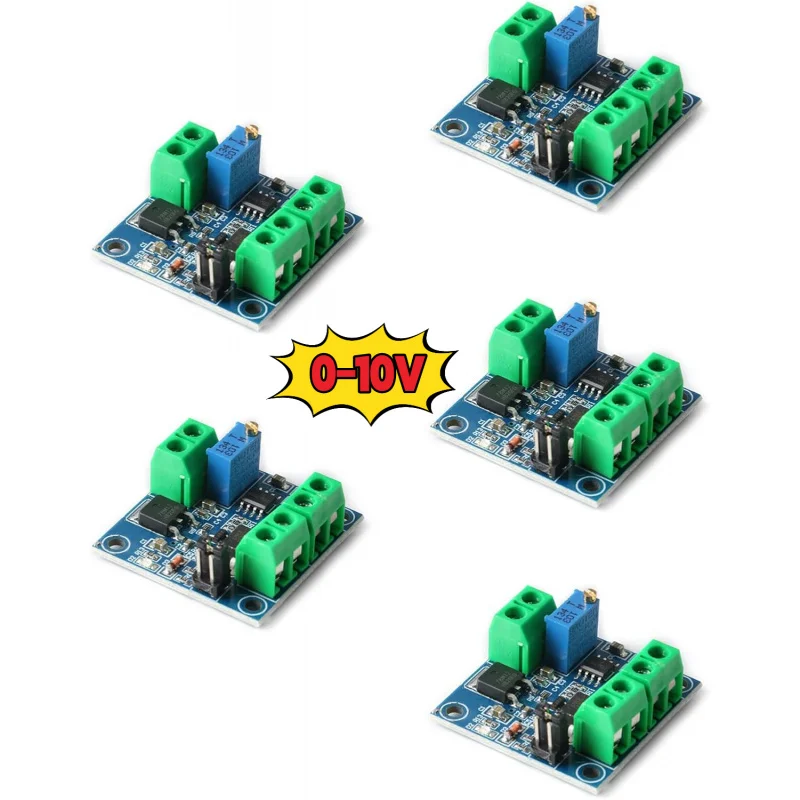 

5Pcs PWM to Voltage Module 0%-100% PWM to 0-10V Signal Converter, Adjustable Industrial Control Converter