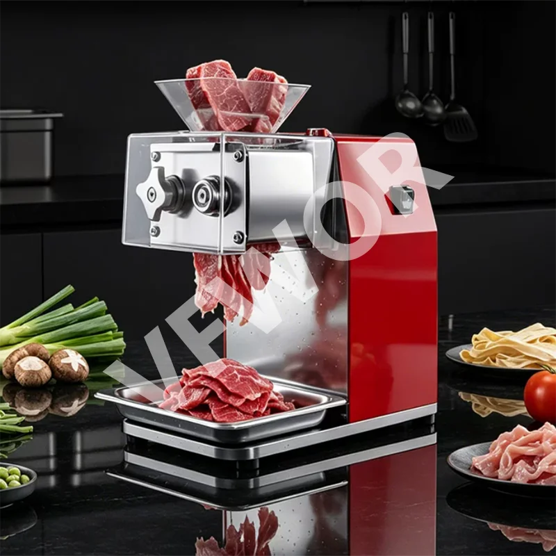 Electric Meat Cutter Machine Commercial Household Stainless Steel Automatic Meat Slicer
