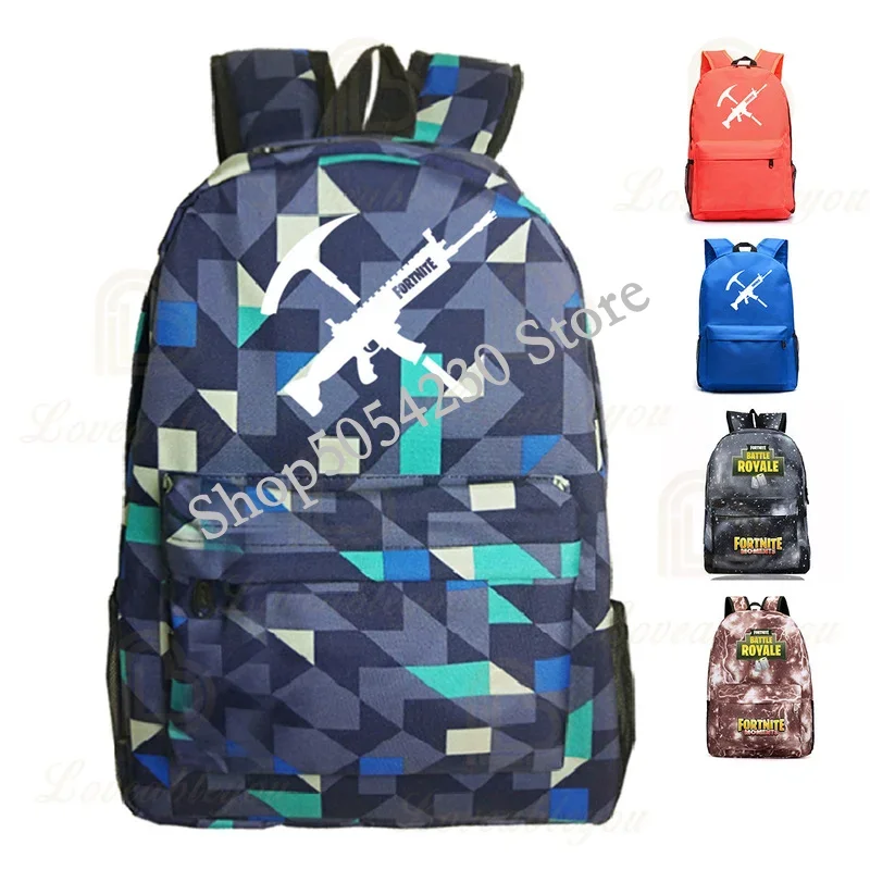 Mochila Fortnite, Mochila escolar para adolescentes, Mochila para mujer, mochilas de lona para estudiantes, Mochila para niños y niñas
