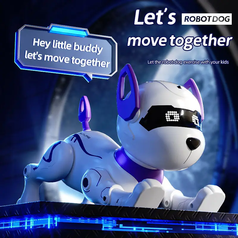 Stunt Programmazione intelligente Robot Cane Multifunzionale Touch RC Robot Elettrico Pet Cucciolo Bambini Giocattolo tecnico Regalo di Natale