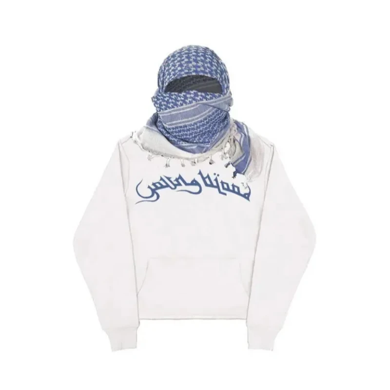 Autumn and Winter New Fashionable Printed Letter Personalized Hoodie Clothing Headscarf Decoration