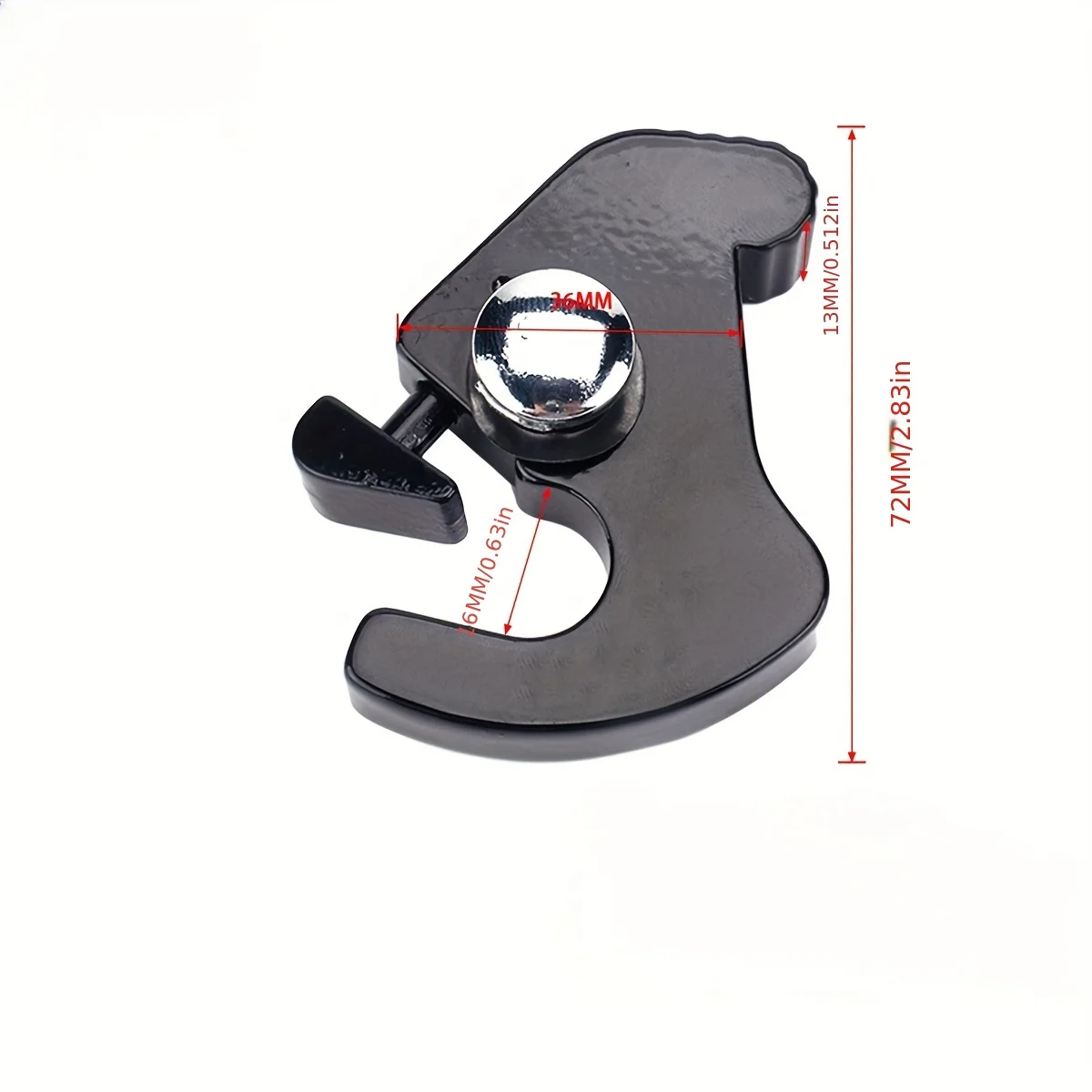 

Heavy-Duty Motorcycle Backrest Bracket – Quick-Detach Aluminum Clamp for Enhanced Riding Comfort