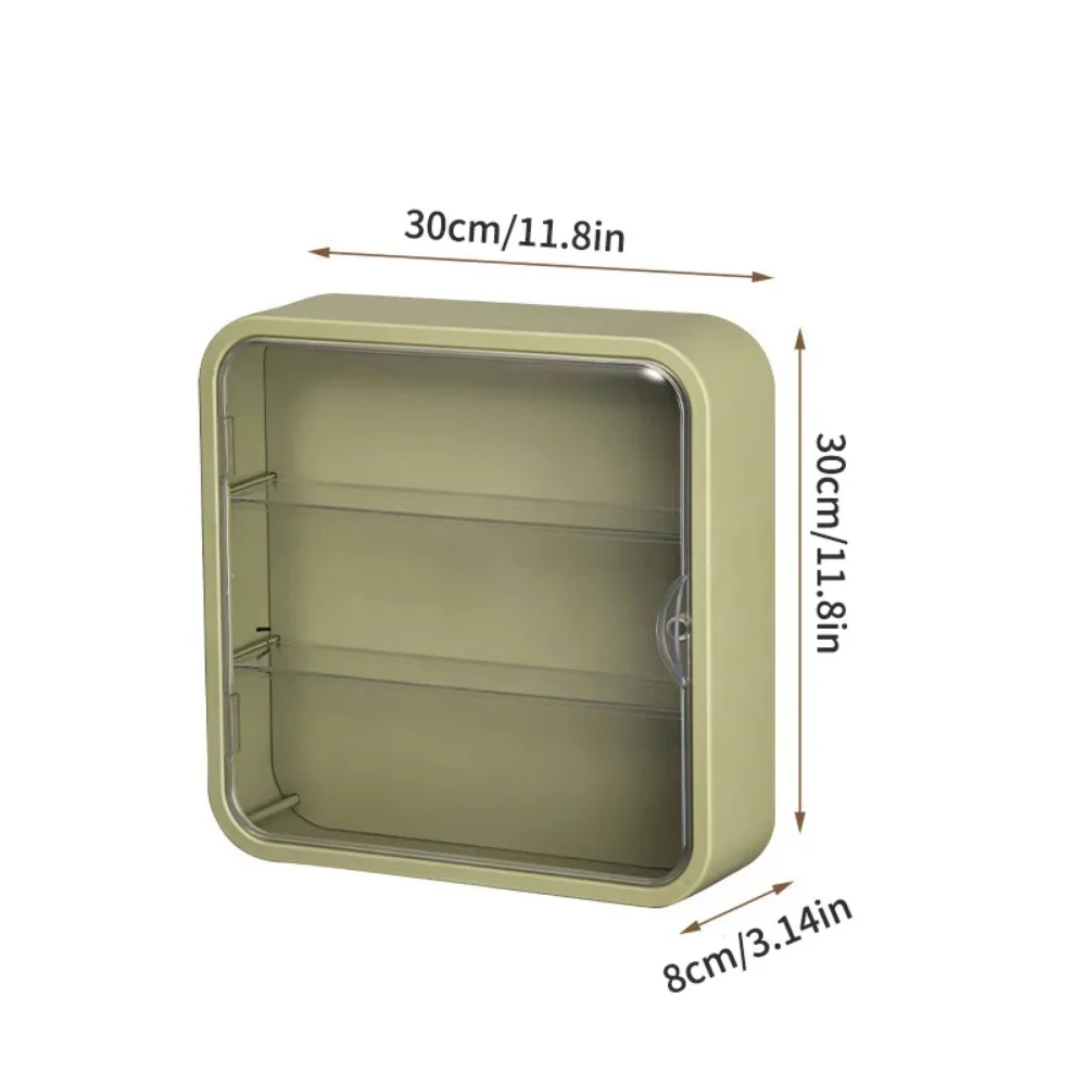 Caja de almacenamiento de juguetes para muñecas, soporte de exhibición, caja de almacenamiento acrílica a prueba de polvo montada en la pared para