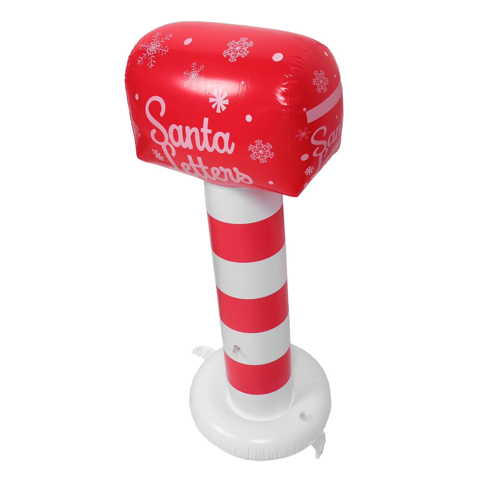 42 Inch Inflatable Santa Mailbox Reusable Outdoor Christmas Decor for Holiday Lawn Yard Inflatable Festive Garden Decoration