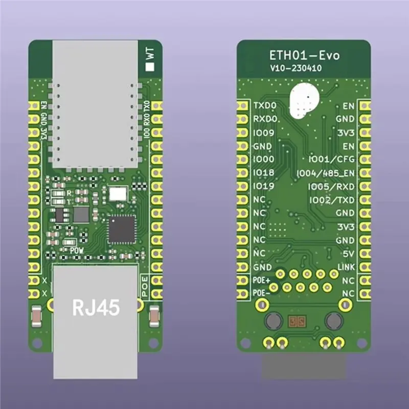 B27B ETH01-EVO Onboard ESP32-C3 Development Board With Ethernet, Wi-Fi And Bluetooth Triple-In-One Iot Gateway