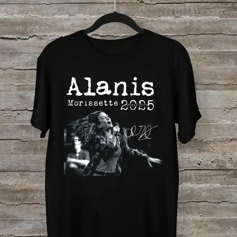 NEW Alanis Morissette Tour 2025 Concert Black All Size T Shirt AR1272 S 4XL