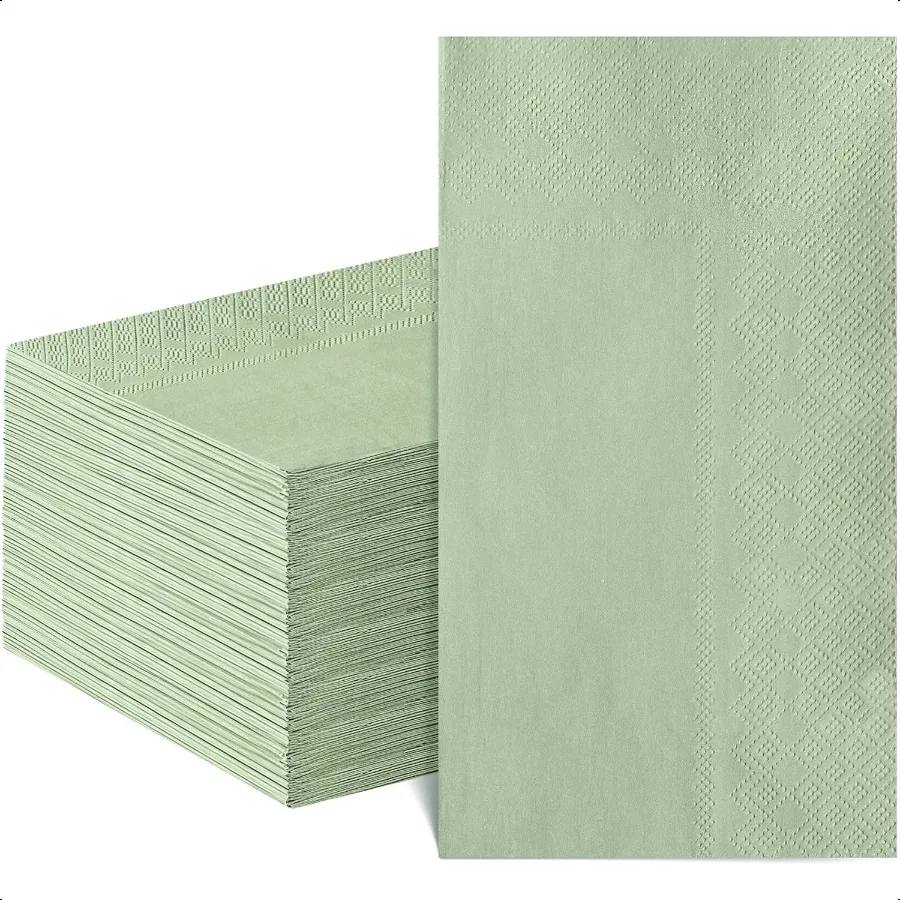 60 pezzi tovaglioli verde salvia tovagliolo da pranzo verde salvia pasquale tovaglioli da bagno decorativi per ospiti tovagliolo verde per matrimonio baby show