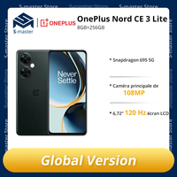 Global Version OnePlus Nord CE 3 Lite 5G Smartphone Snapdragon 695 6.72inches 120Hz 5000mAh 67W SUPERVOOC 108MP Main Camera NFC