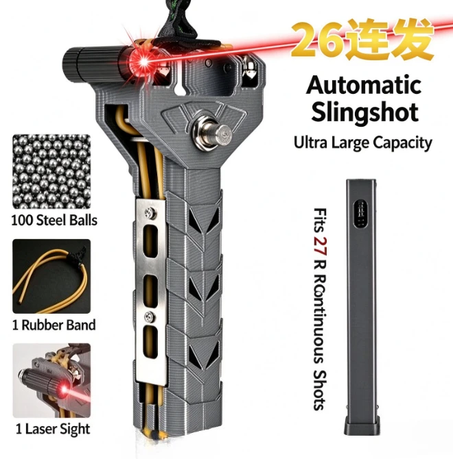 Automatic Loading 26 Consecutive Laser Horizontal Outdoor Shooting Competition High Precision Rapid Shooting Hunting Tool