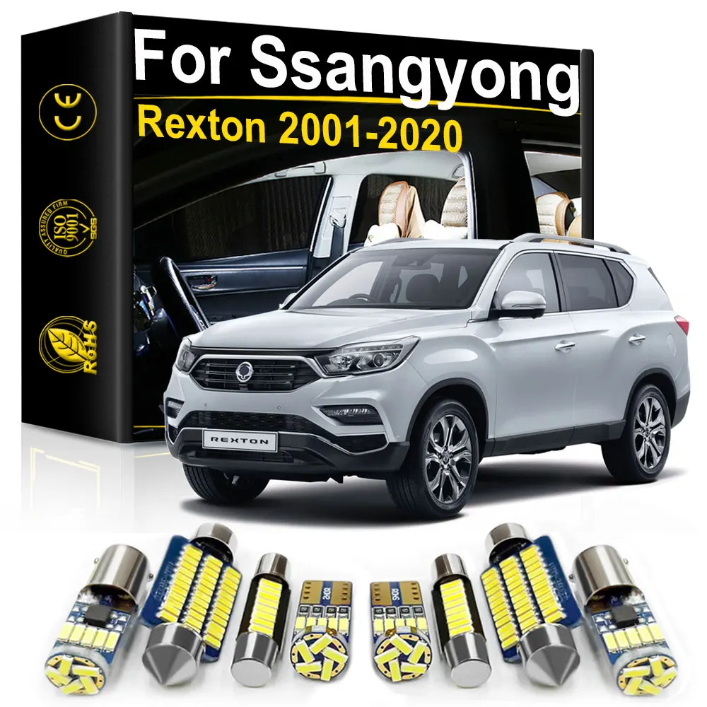 

For Ssangyong Rexton 2001 2006 2007 2008 2010 2011 2012 2013 2014 2015 2016 2017 2018 2019 2020 Car LED Interior Lights Canbus