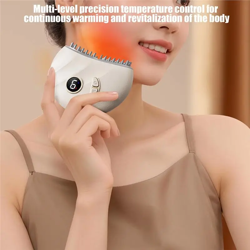NEW!A61I TMJ Massager Rechargeable Digital Display Vibration Heating Functionality For Grinding And Clenching Teeth Relief