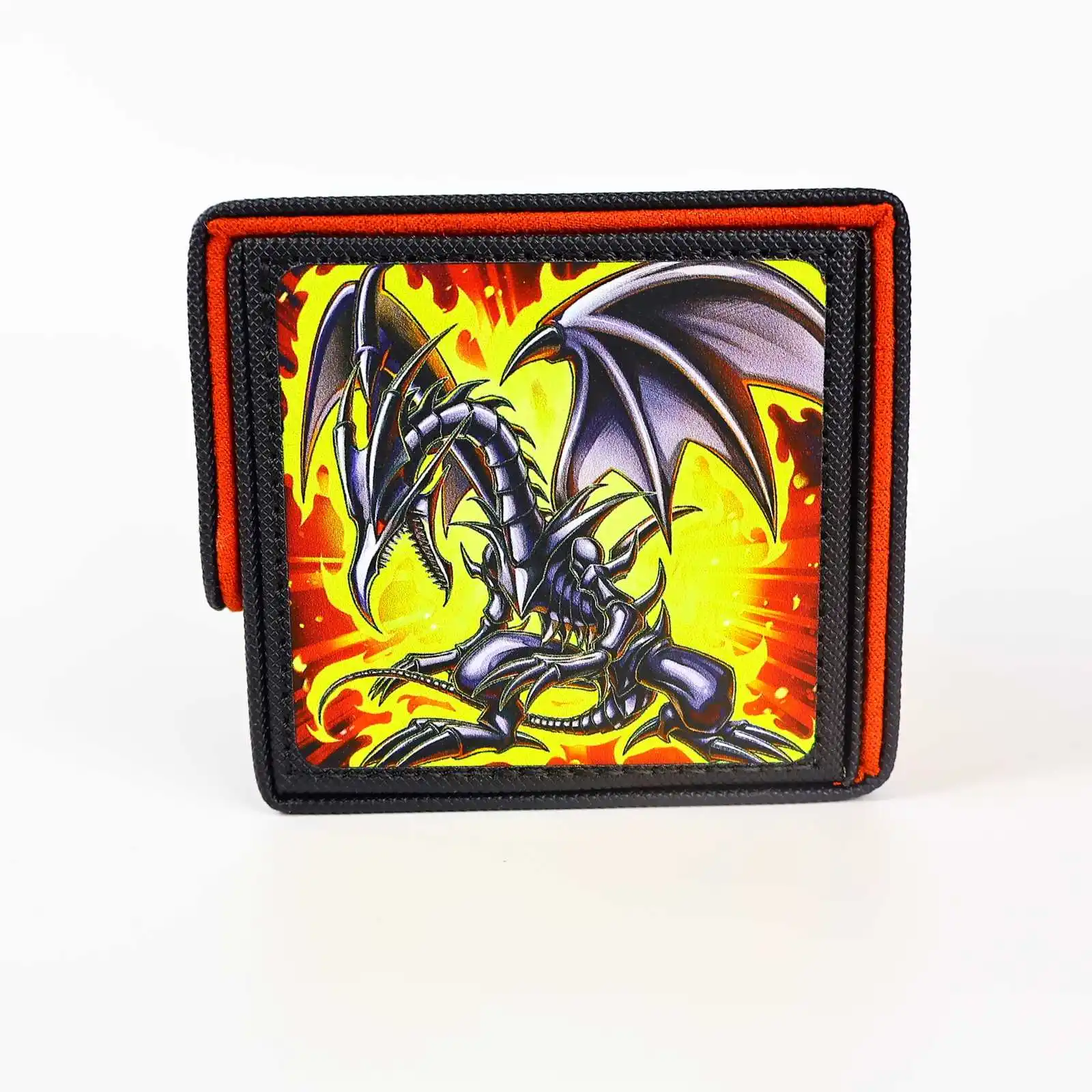 Diy Yu-Gi-Oh! Red-Eyes Black Dragon Card Storage Box Ygo Red-Eyes Black Dragon Leather Collection Card Protection Box Gift view 4