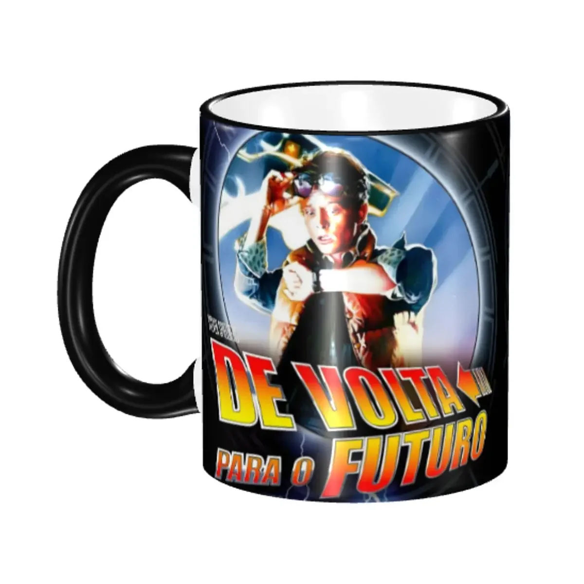 Personalized Back To The Future Coffee Mug DIY Science Fiction Film Ceramic Mug Creative Gift