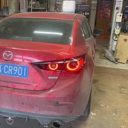Car Taillight for Mazda 3 Axela 2014-2018 Sedan LED Auto Back Lamps Assembly Upgrade Hight Configure Style Design Accessories