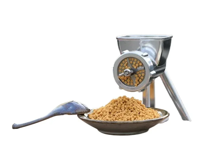 Feed Pellet Making Machine Manual Feed Extruder Processing Tool Household Small Manual Fish, Poultry and Rabbit,Bird