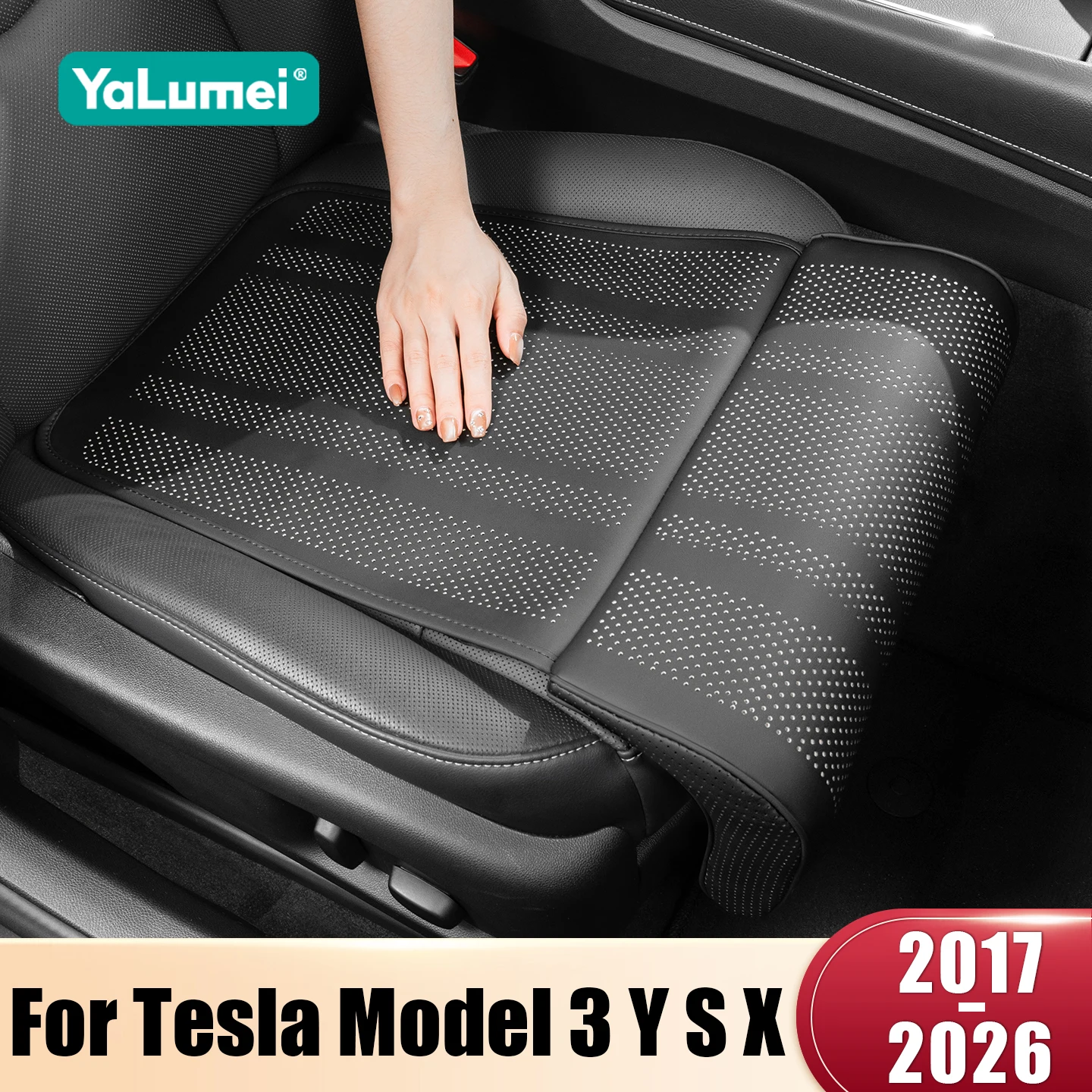 

For Tesla Model 3 Y S X 2017 2018 2019 2020 2021 2022 2023 2024 2025 2026 Car Seat Leg Support Extension Mat Cushion Pad Cover