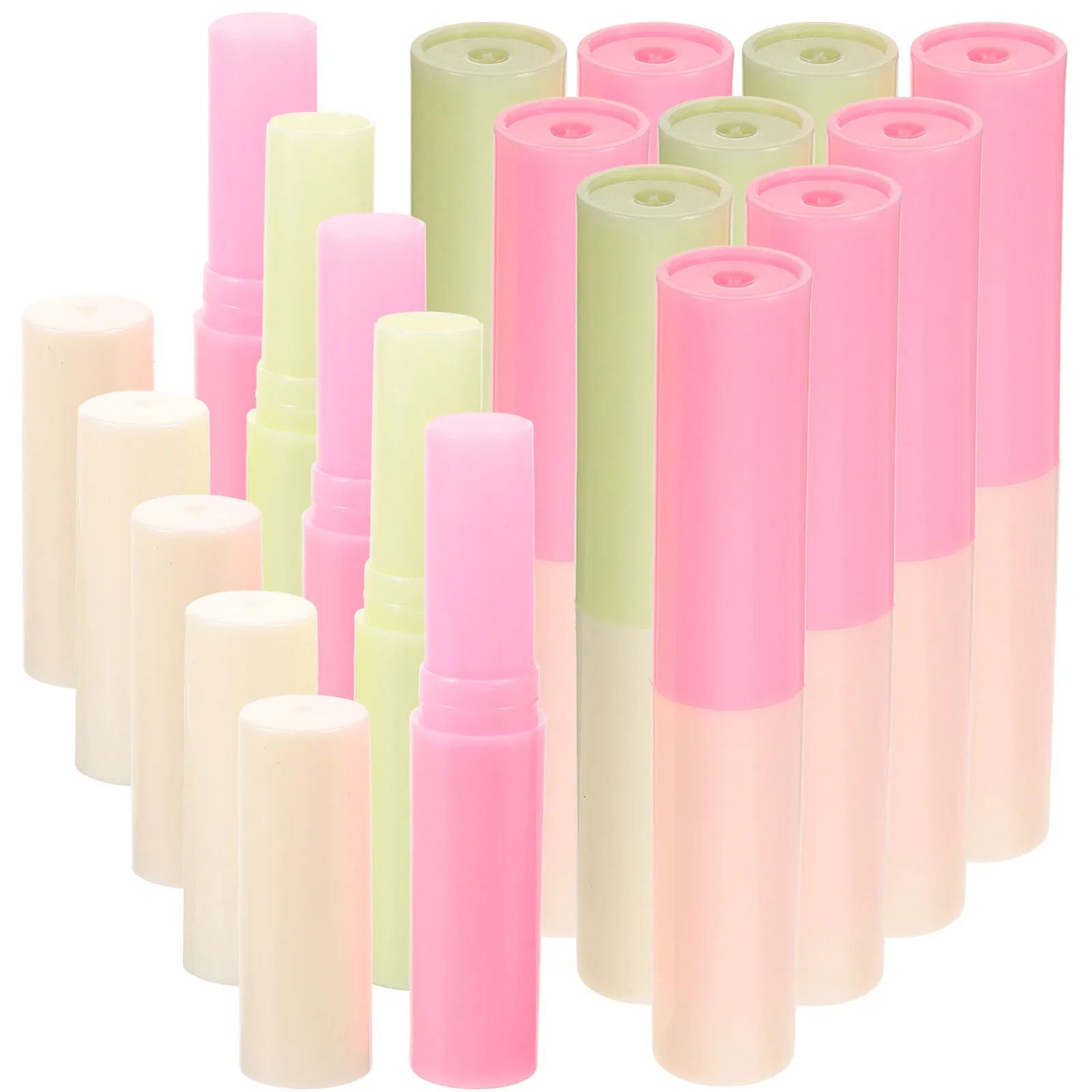 

15 Pcs Lipstick Tube Epaierosy Cosmetics Big Tubes Empty Bottle Container Containers Refillable Crease