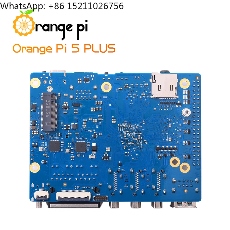 Orange Pi 5 Plus 4G 8G16G RK3588 2,5G Двойные порты Ethernet с расширителем PCIE SBC Работает ОС Android Ubuntu Debian