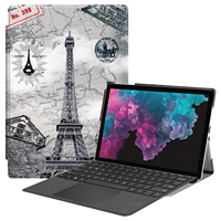 Tablet Case Universal for Microsoft Surface Pro 4 5 6 7 7+ 12.3 inch Smart Filp Stand Cover Luxury PU Leather Auto Sleep Funda