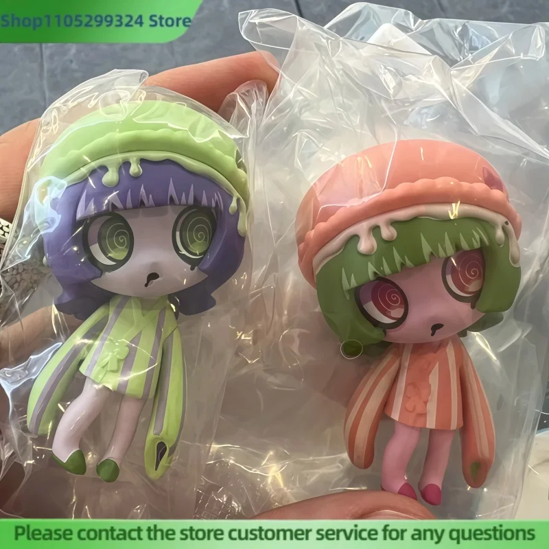 

Bandai Virus Sweetheart Gachapon Toys Virusweets Tea Break Shaped Mini Kawaii Anime Collectible Figurines Model Decoration Gifts