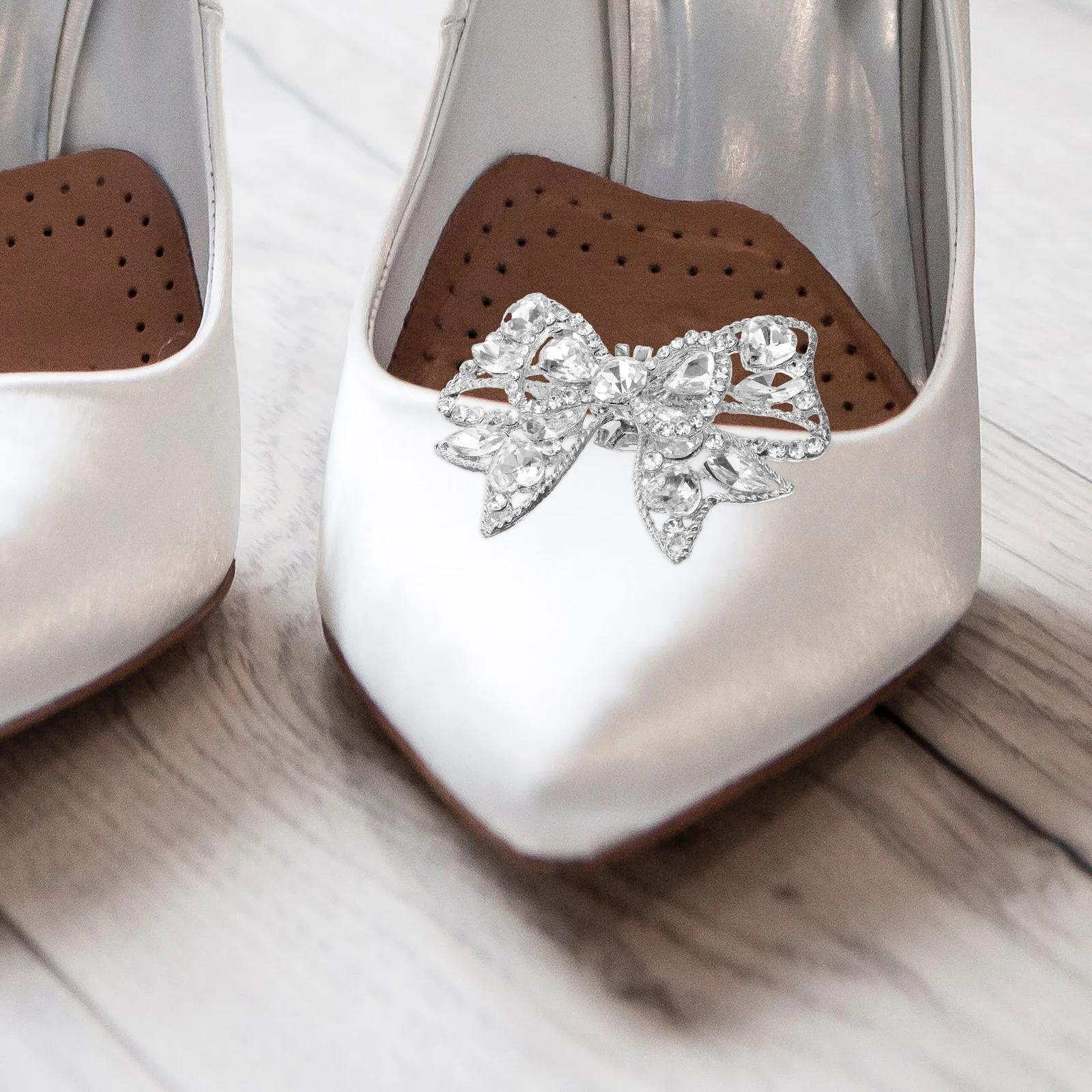 

Schuhclip Gold Deko Schuhschnallen Schleifen Schuhclips Hochzeitsschuhe Schuhschmuck Sandalen Silver